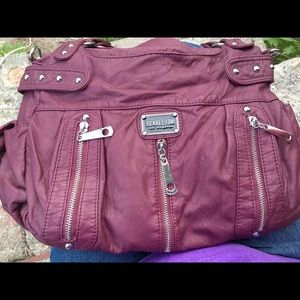 Scarleton burgundy handbag